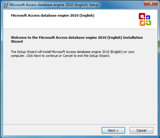 access database driver 2010